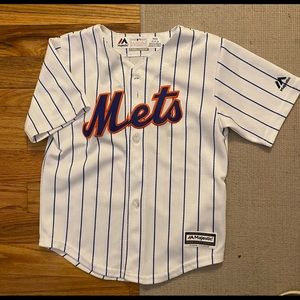 MLB Kids Majestic NY Mets Pinstripe Jersey 4T